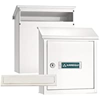Arregui V4031 Pack Bocacartas y Recogecartas de Acero- tamaño S (DIN A5)- Blanco